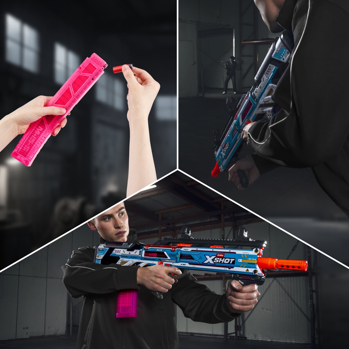 Xshot - Skins Pro Series Longshot 20 Blaster 40 Darts 36907