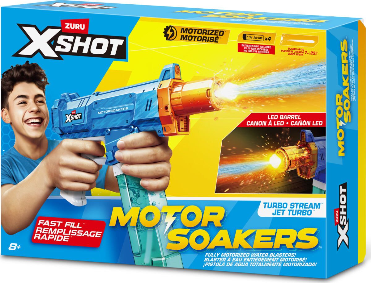 Zuru X-Shot - Fast Fill Motor Soakers Vandpistol - Turbo Stream Jet