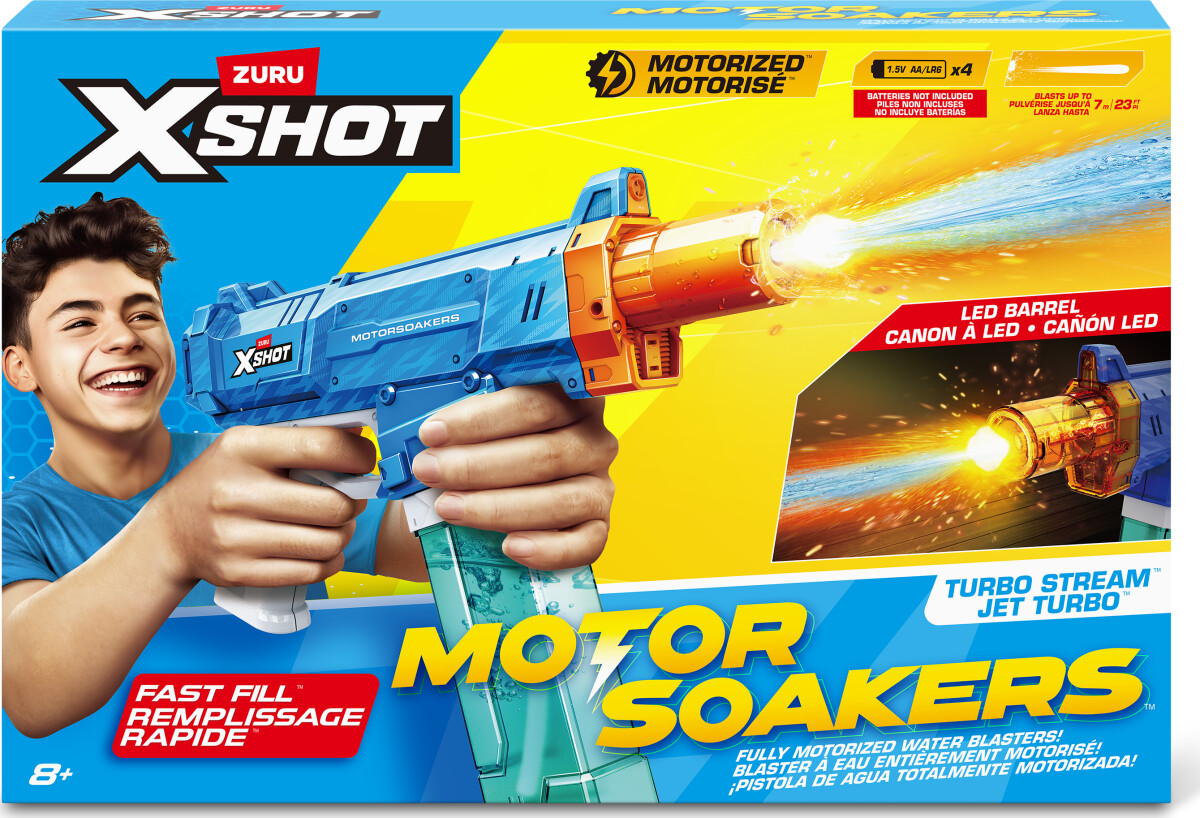 Zuru X-Shot - Fast Fill Motor Soakers Vandpistol - Turbo Stream Jet