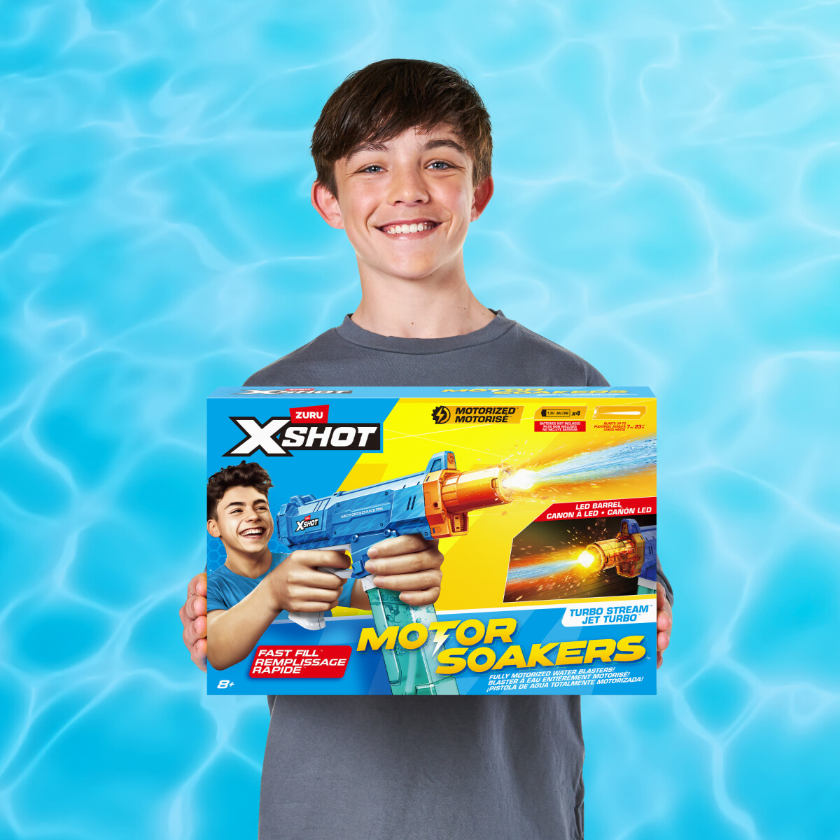 Zuru X-Shot - Fast Fill Motor Soakers Vandpistol - Turbo Stream Jet