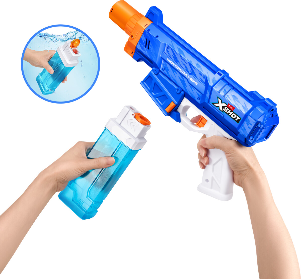 Zuru X-Shot - Fast Fill Motor Soakers Vandpistol - Turbo Stream Jet