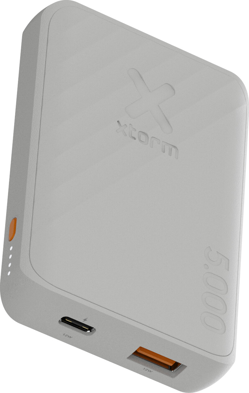 Xtorm - 12W Fastcharge Go2 Powerbank 5000 - Ash White