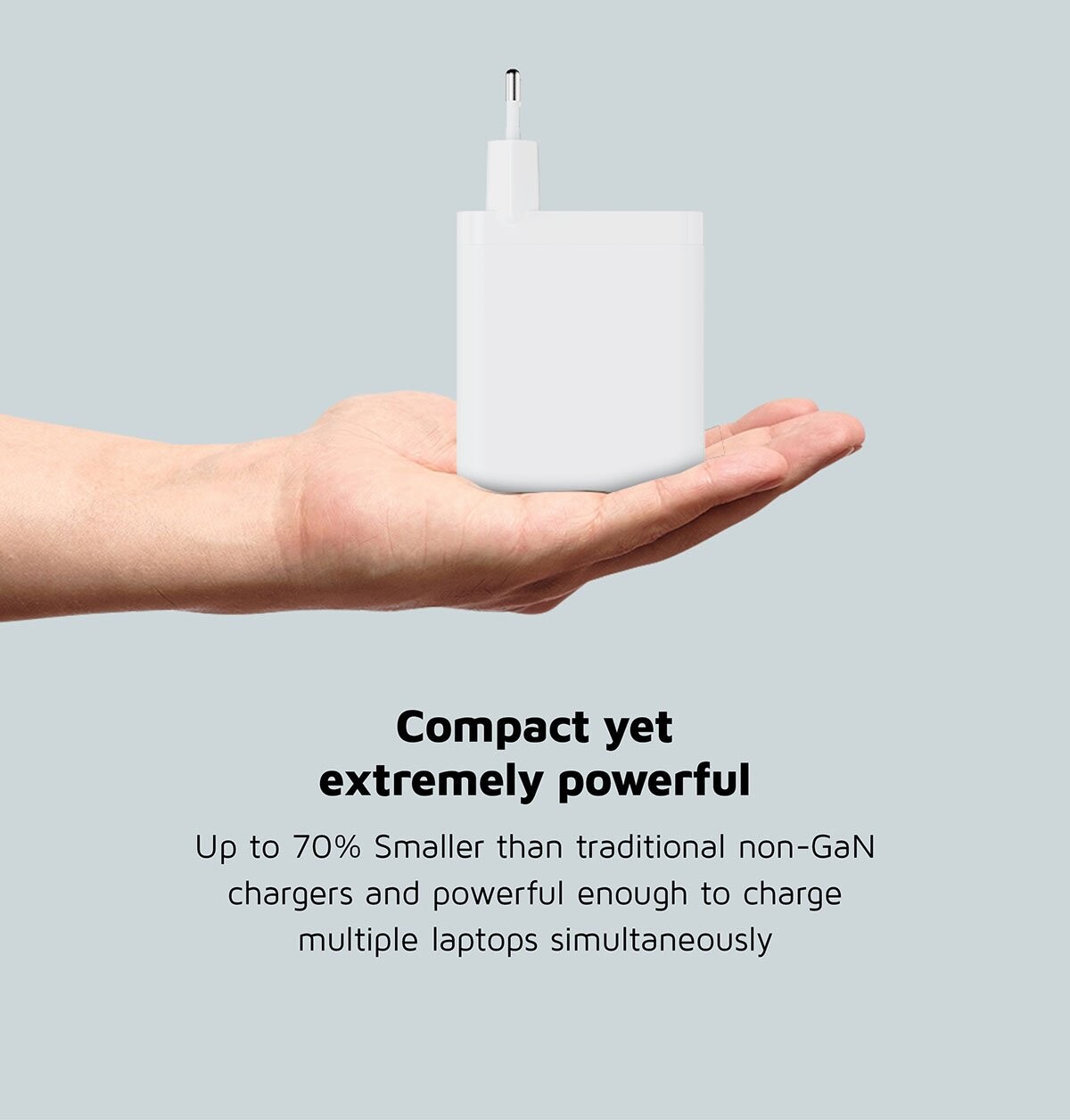 Xtorm - 140W Gan2 Ultra Hjemmeoplader 3Xusb-Cusb-A Hvid