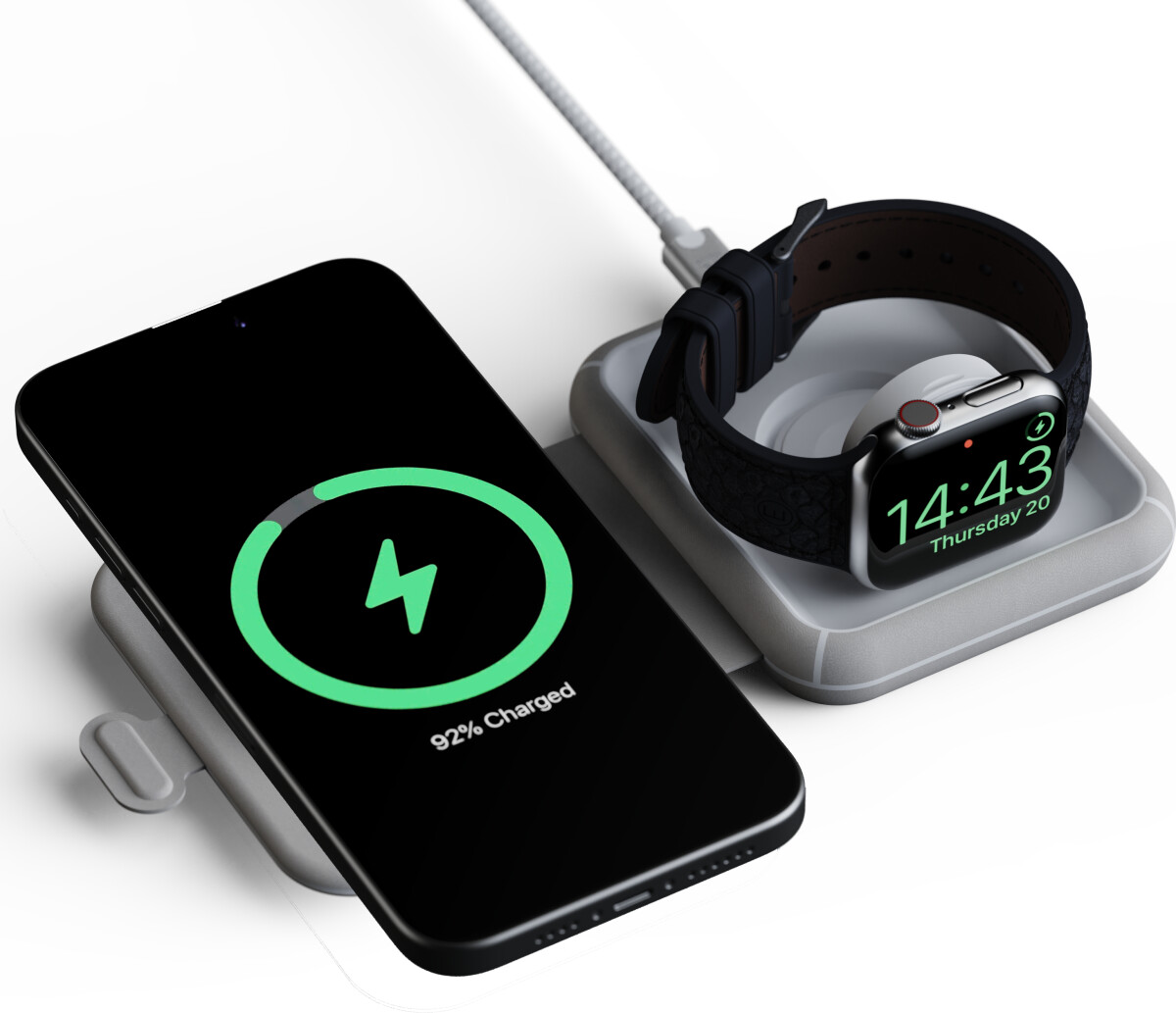 Xtorm - Foldable Wireless Travel Charger 2In1 - 15W