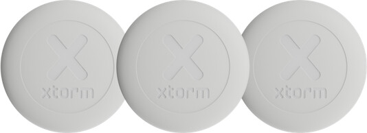 Xtorm - Traveltag 3-Pack - Ash White Ios Android