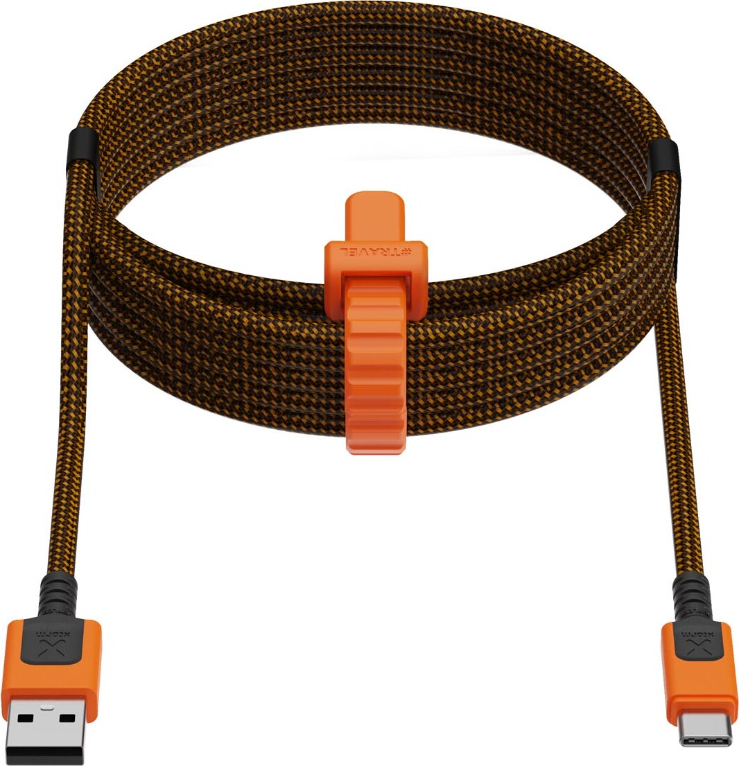 Xtorm - Xtreme Usb-A Usb-C Kabel - Sort - 15M