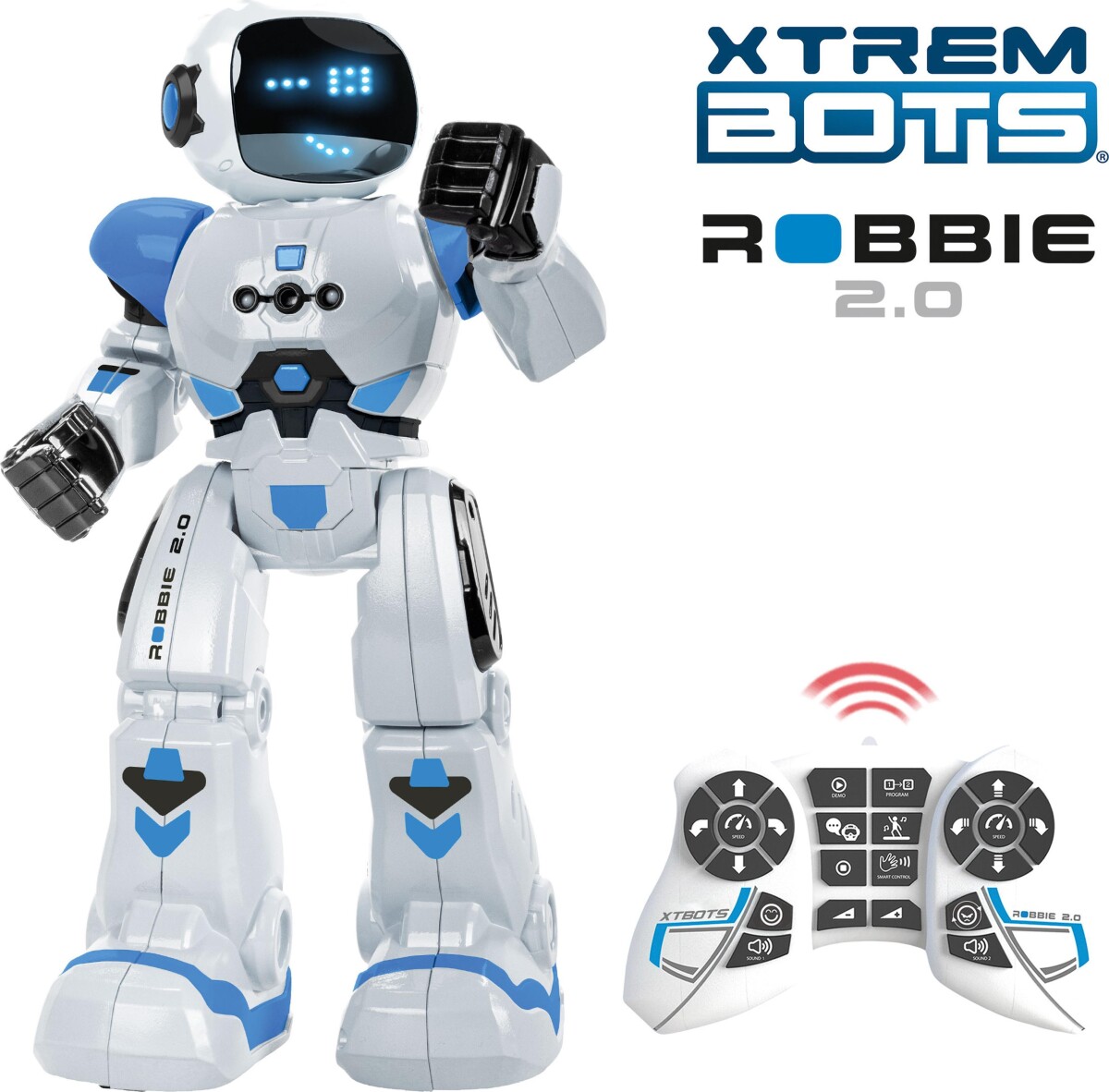 Xtrem Bots - Robbie 20 Hi-Tech Robot - Fjernstyret Robot