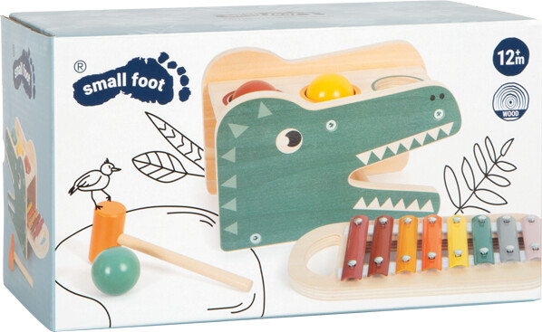 Xylofon Og Hammerbræt Til Børn - Safari - Træ - Small Foot