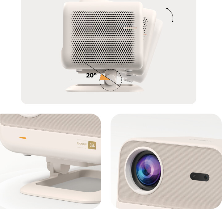 Yaber - L2 Plus Home Cinema Projector W Jbl Sound