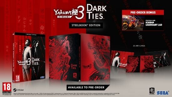 Yakuza Kiwami 3 And Dark Ties Steelbook Edition