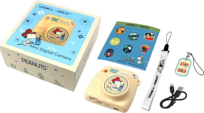 Yashica - Peanuts Mini Digital Kamera - Cream