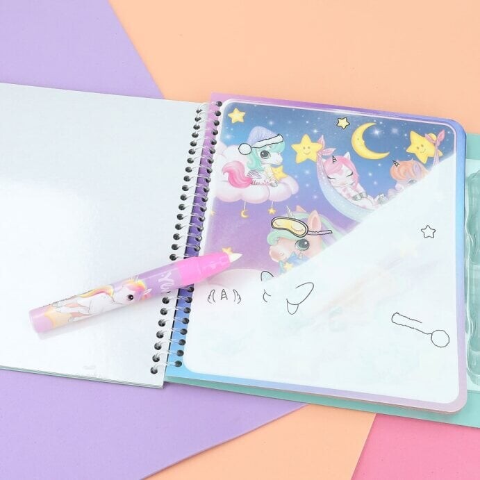 Ylvi - Aqua Magic Book - Malebog - Enhjørning