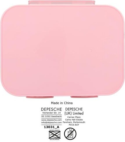 Ylvi - Enhjørning Madkasse Til Børn - 3 Rum - Color Cloud