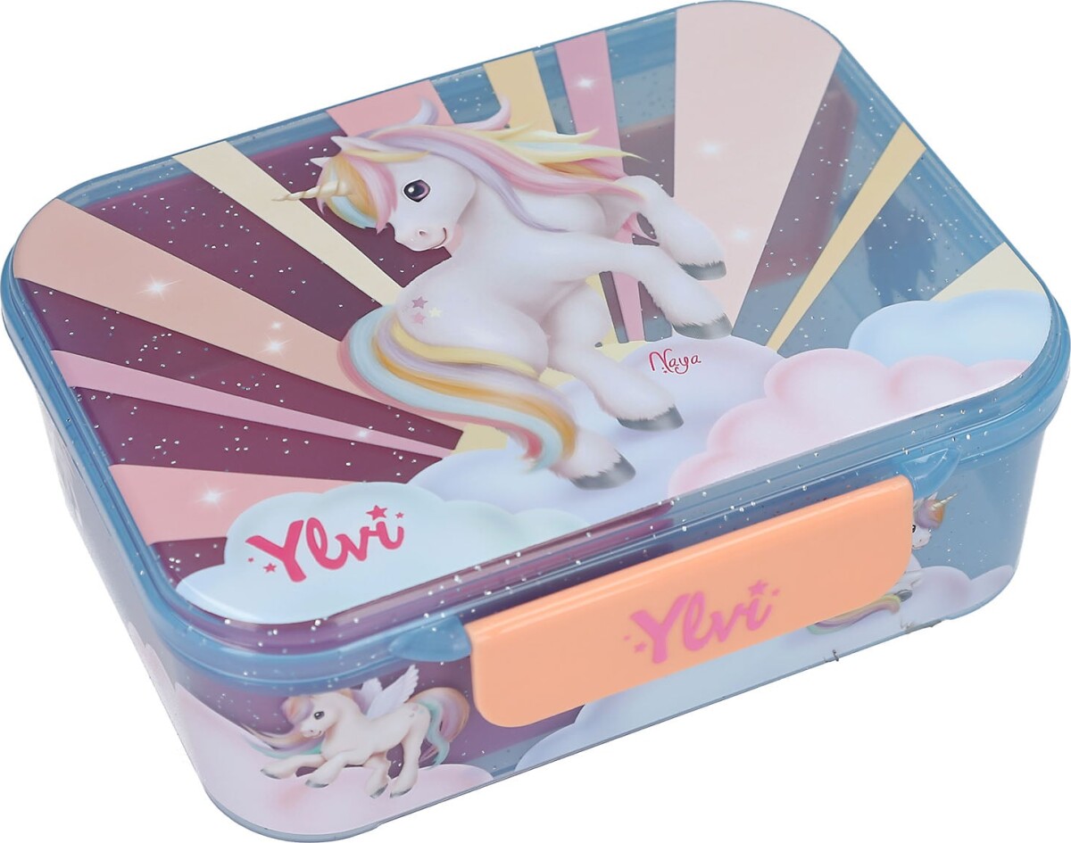 Ylvi - Madkasse Sugar Pop - Semi-Transparent Blue