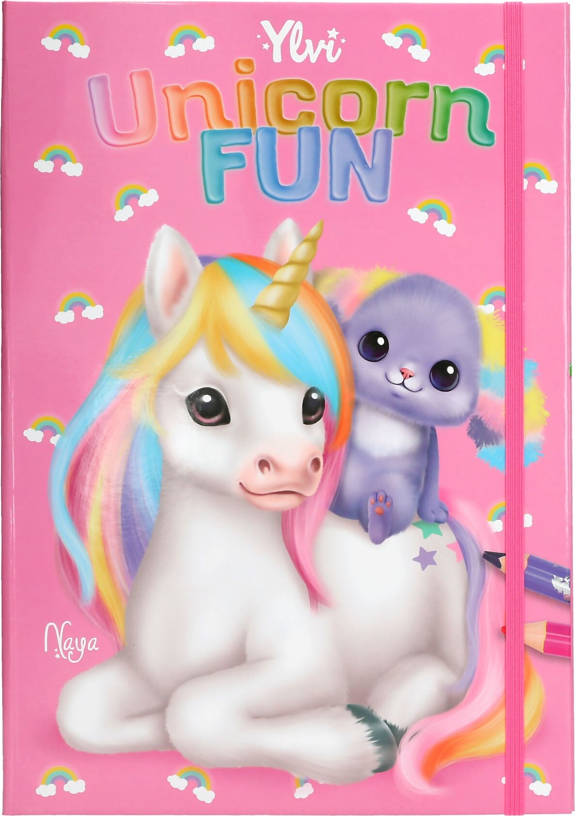 Ylvi - Unicorn Fun - Pop Up Malebog Med Enhjørninger