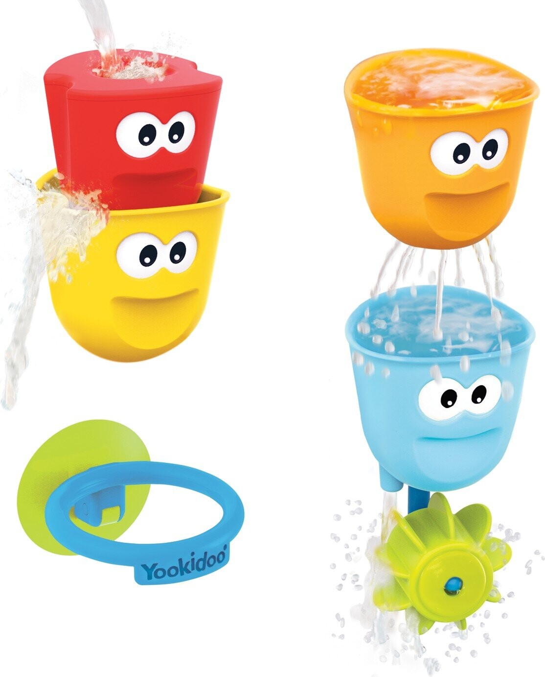 Yookidoo - Badelegetøj - Fill N Spill Action Cups