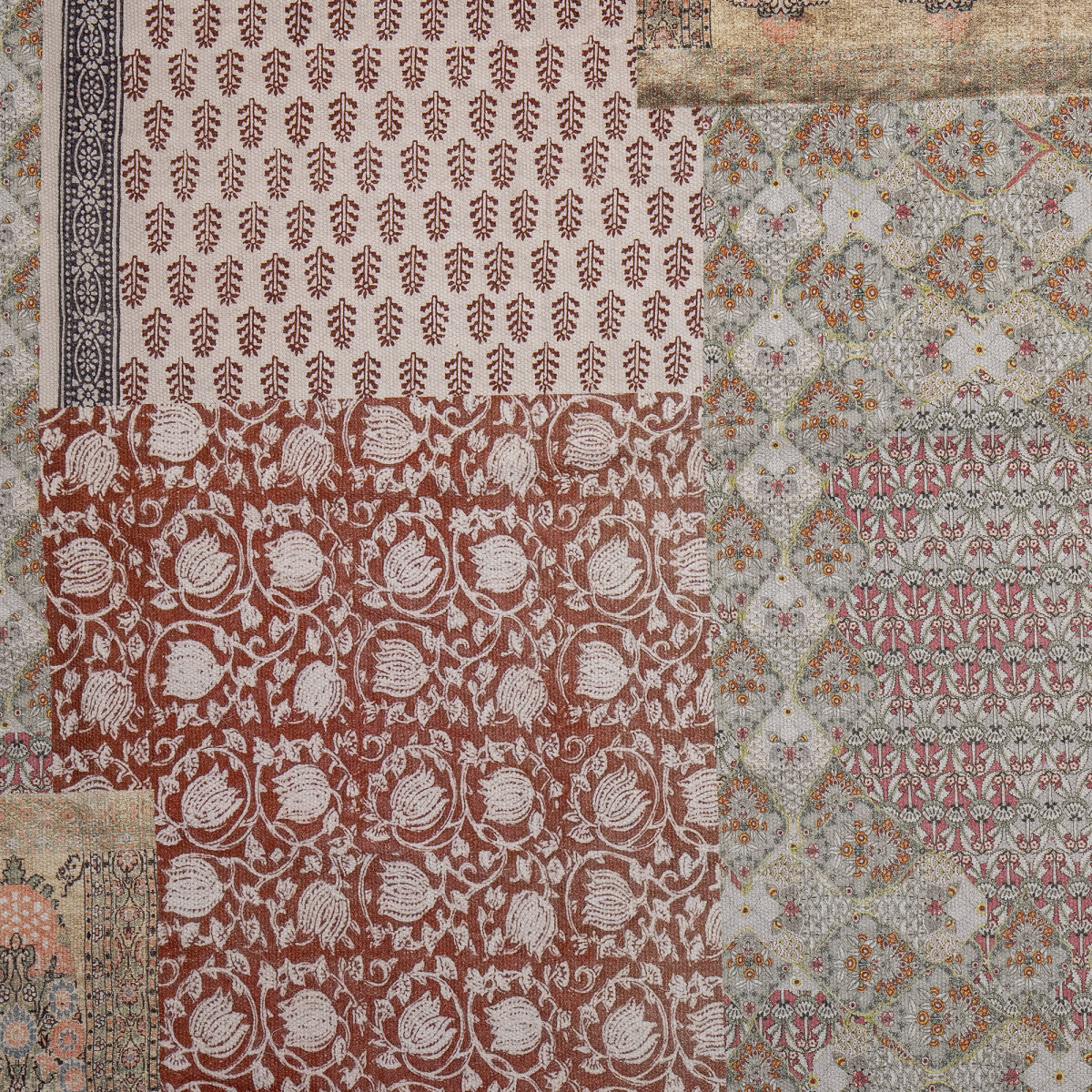 Creative Collection - Ysolde Tæppe - Rød - Bomuld - 150X215 Cm