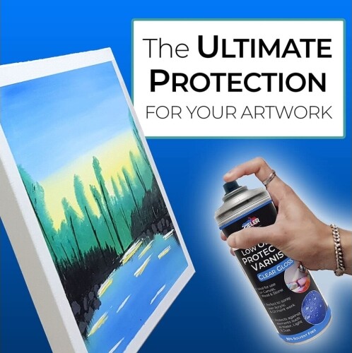 Zieler - Low Odour Protective Varnish Clear Matt - Mat Lak 400 Ml