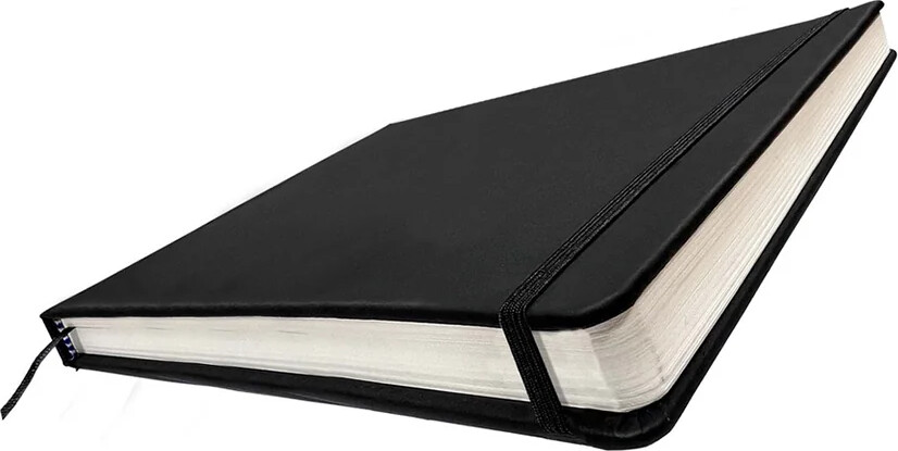 Zieler - Sketch Book - Skitsebog - Sort - 140X207 Mm - 80 Ark