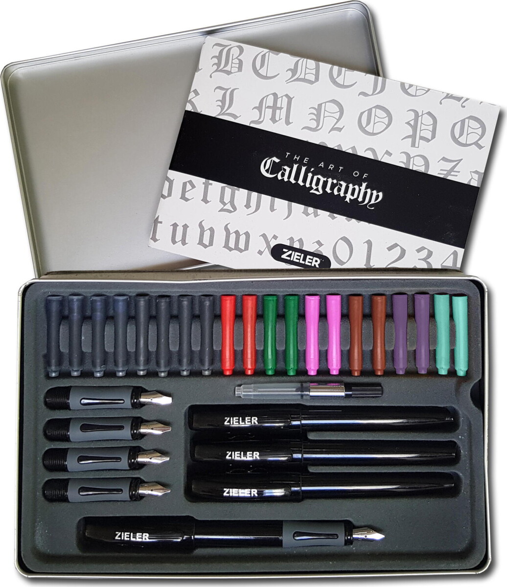 Kalligrafisæt - Zieler - 32 Dele