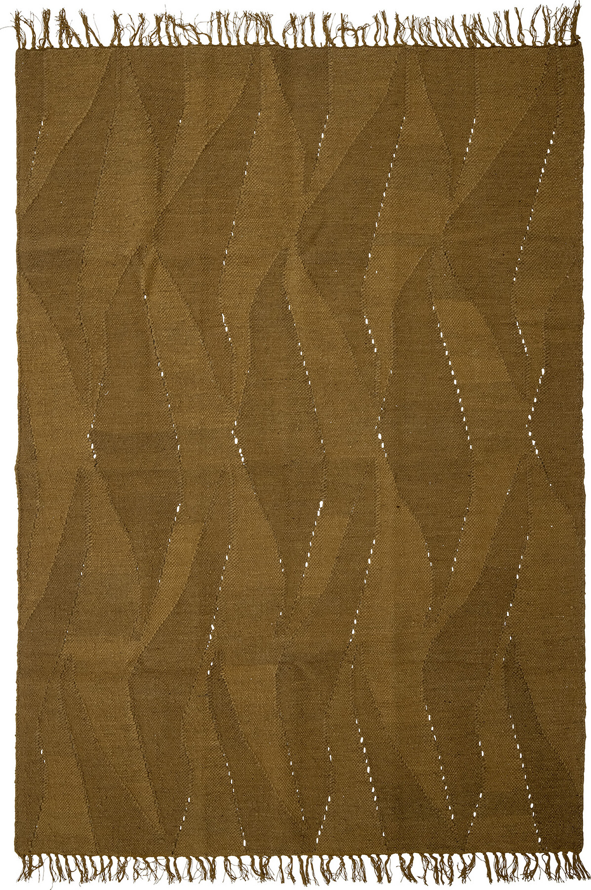 Bloomingville - Zola Tæppe - Brun - Uld - 140X200 Cm