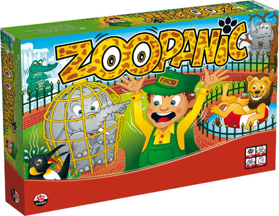 Danspil - Zoo Panic - Sjovt Brætspil