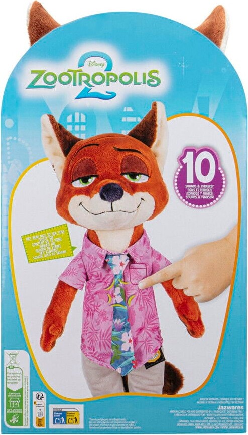 Nick Wilde Bamse - Zootropolis 2 - 35 Cm