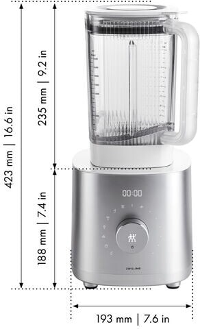 Zwilling - Enfinigy Blender - 1 4 L - Sølv