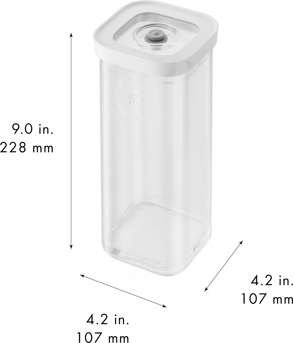 Zwilling - Fresh Save Cube 3S - Opbevaringsboks Til Mad - Gennemsigtig