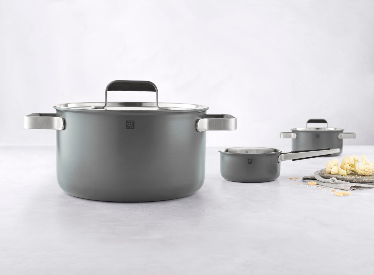 Zwilling - Pure Grydesæt - Rustfrit Stål - 5 Dele - Grå