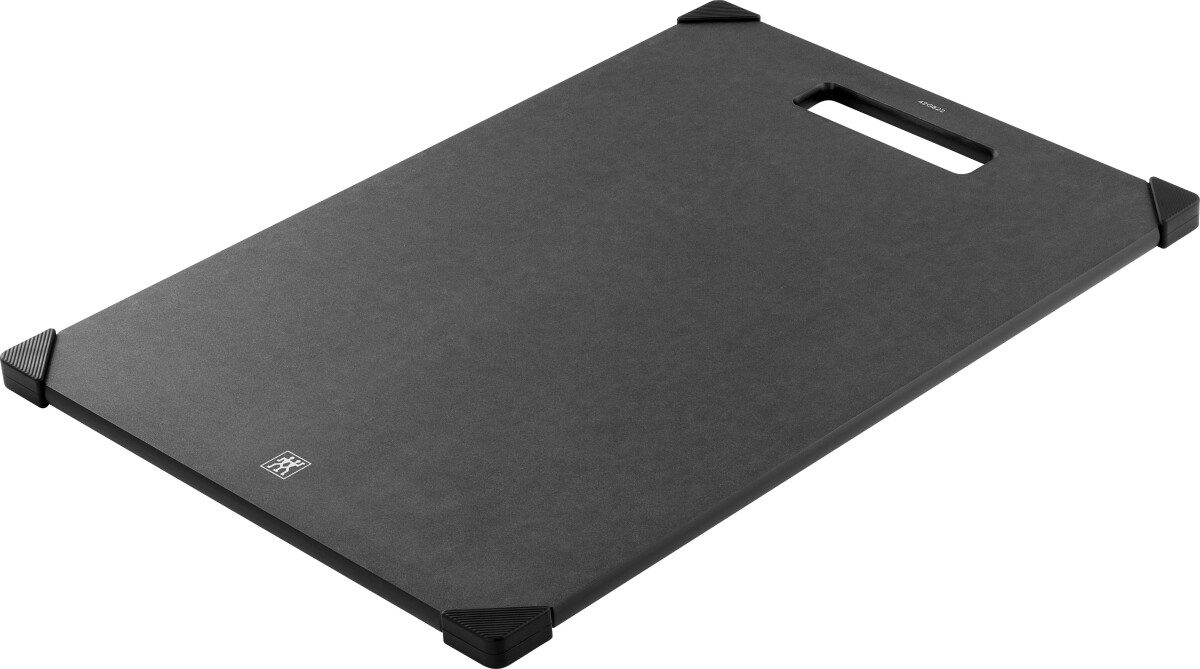 Zwilling - Skærebræt Med Saftrille - Træfiber - Sort - 37X25 Cm