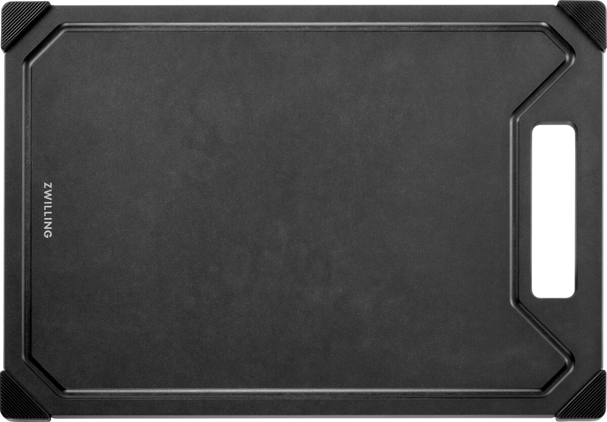Zwilling - Skærebræt Med Saftrille - Fibertræ - Sort - 42X30 Cm