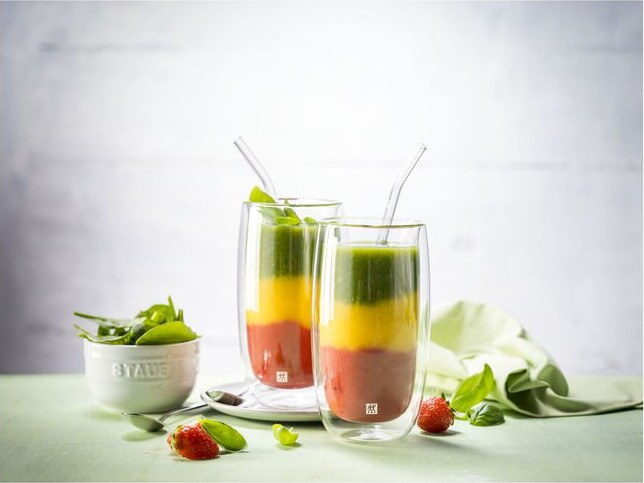 Zwilling - Sorrento Glasugerør - Buede - Sæt Med 4