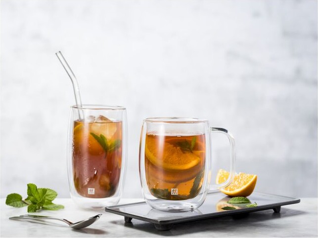 Zwilling - Sorrento Glasugerør - Buede - Sæt Med 4