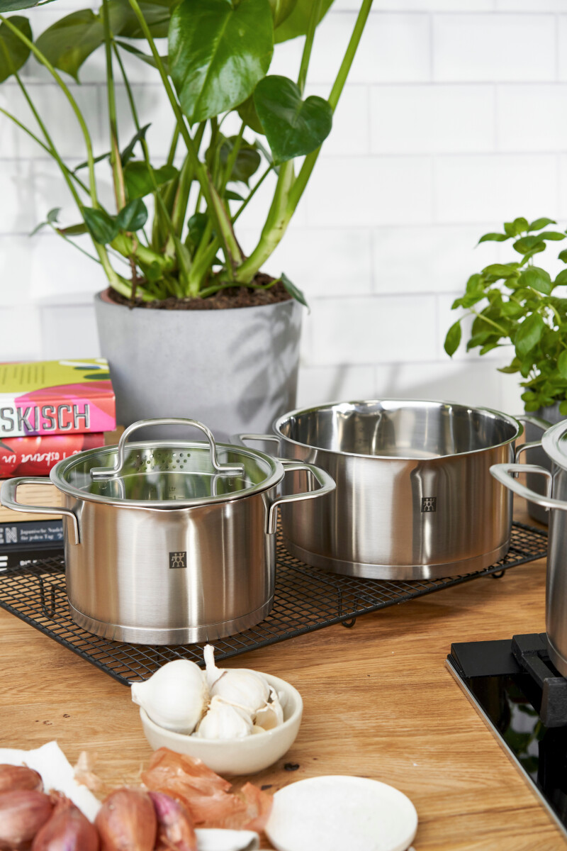 Zwilling - Trueflow Grydesæt - Rund Rustfrit Stål - 4-Pcs