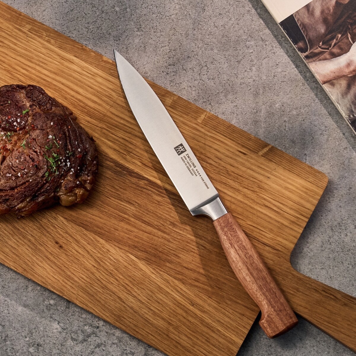 Zwilling - Vier Sterne Wood Forskærerkniv - Brun - 16 Cm