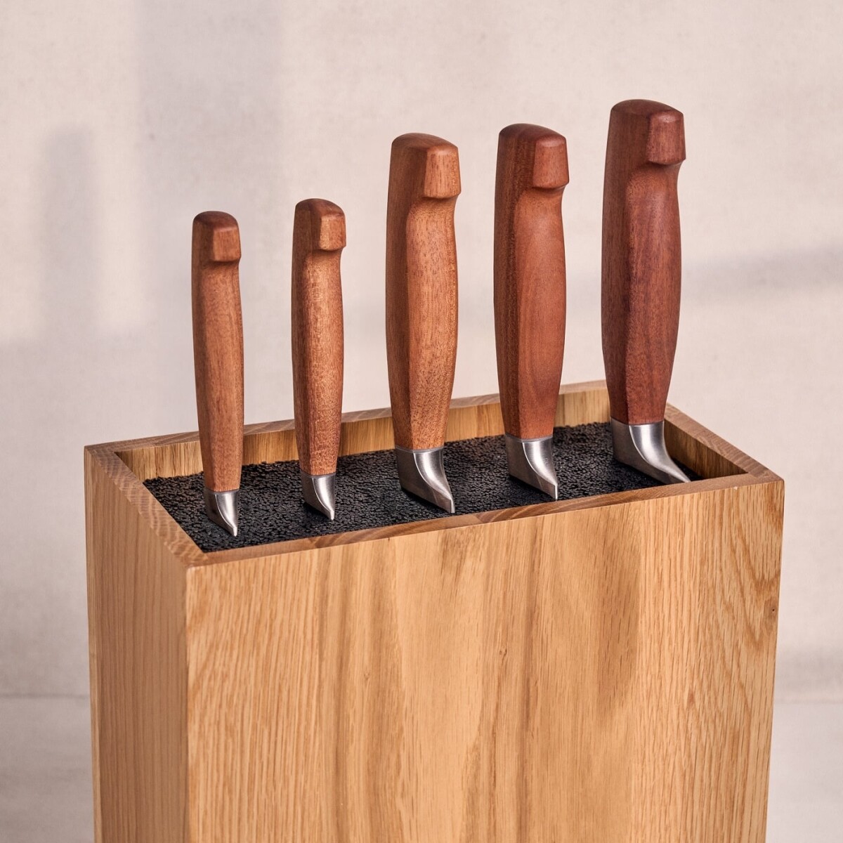 Zwilling - Vier Sterne Wood Knivblok Sæt - Brun