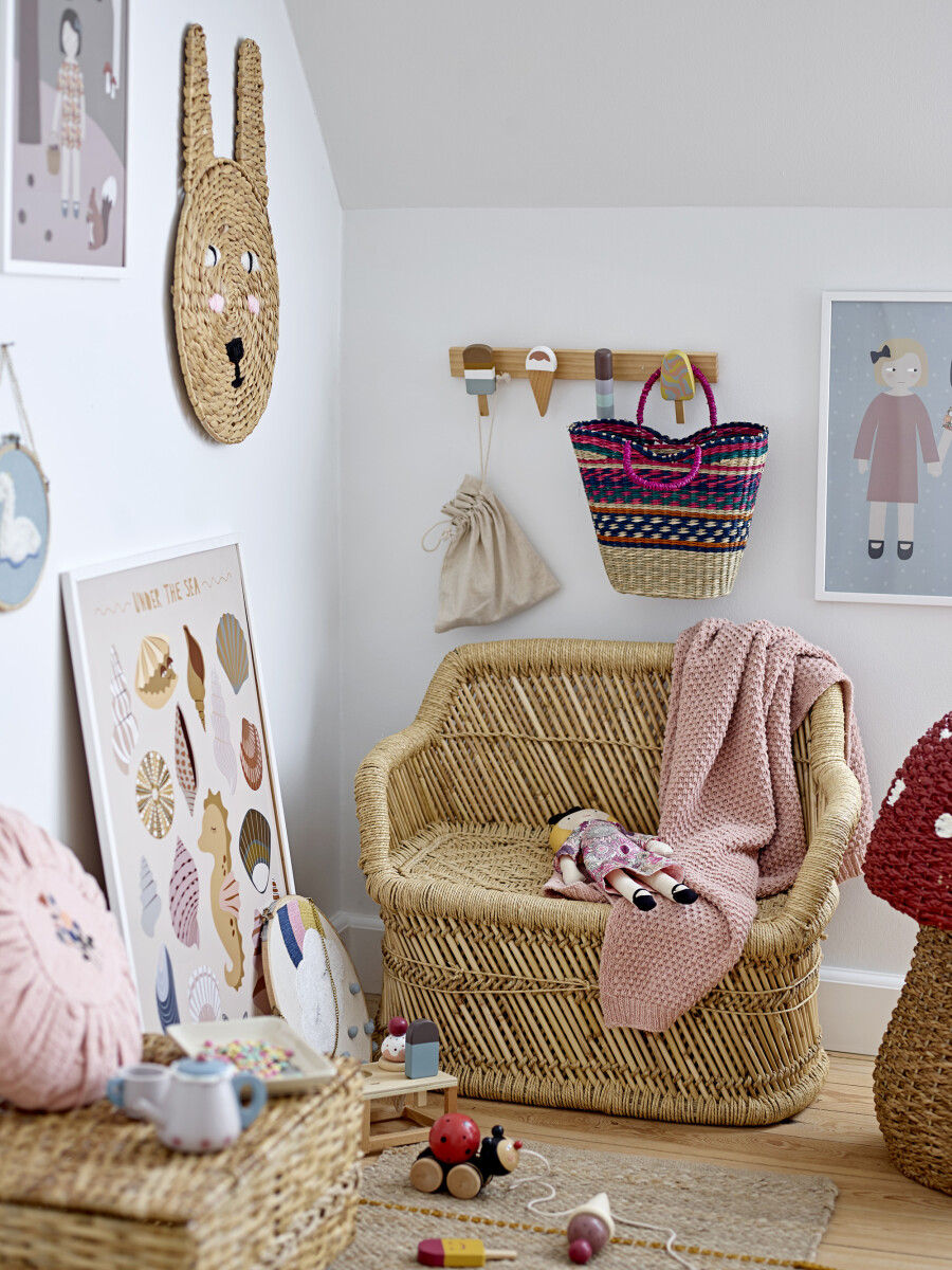 Bloomingville Mini - Zyon Knagerække Til Børn - Brun - Beech