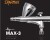 Sparmax Max-3 - Airbrush Til Hobby - Gravity Feed - 0 3 Mm 7 Cc