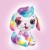 Airbrush Plush - Hunde Bamse - Med 4 Farver Og Skabeloner