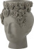 Bloomingville - Akira Vase - Grå - Stentøj - H 30 Cm