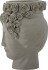 Bloomingville - Akira Vase - Grå - Stentøj - H 30 Cm
