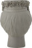 Bloomingville - Akira Vase - Grå - Stentøj - H 30 Cm