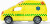 Legetøjs Ambulance Med Lys Og Lyd - Pull-Back - Gul