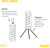 Aqiila - 2-I-1 Genopladelig Lommelygte Og Lampe - Lightbird G1