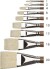 Artists Oil Synthetic Hog Brush Flat Size 2 - 5010402
