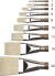 Artists Oil Synthetic Hog Brush Flat Size 2 - 5010402