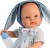 Asi - Alex Baby Dukke - Pige - 36 Cm - Blå Kjole Og Kanin Ører