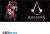 Assassin S Creed - Krus - 320 Ml - Våbenskjold Sort Og Rød - Subli X2
