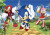 Sonic Puslespil - Super Color - Maxi - 104 Brikker - Clementoni
